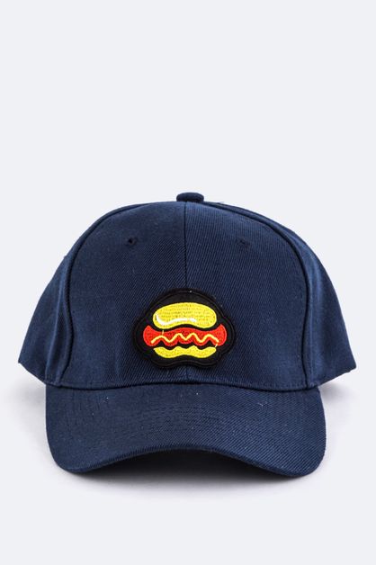 LA JEWELRY PLAZA, Hotdog Patch Fashion Cap, 128-EMH1020-MU26