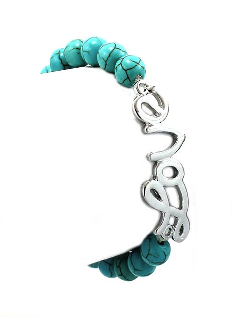 BEAUTYSIS, Love Turquoise Bracelet, BRS13-1657TQ