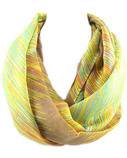 BEAUTYSIS, Multi Color Infinity Scarf, I161-2MT