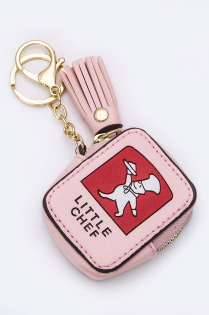 LA JEWELRY PLAZA, LITTLE CHEF Coin Purse Key Charm, 55-190374-BI009