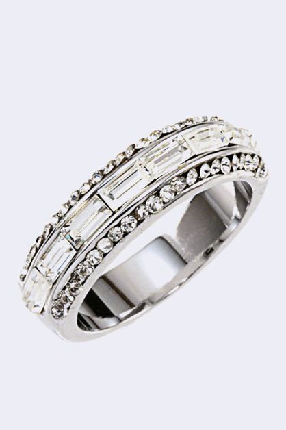 LA JEWELRY PLAZA, CZ Crystal Ring, 99-CW1449