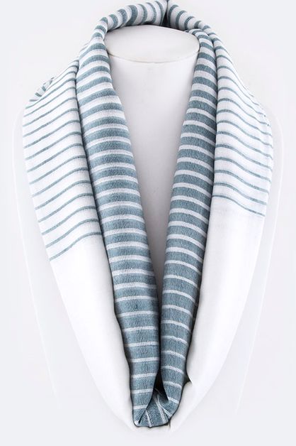LA JEWELRY PLAZA, Gradient Stripes Printed Large Infin, 110-LOF4026-MA034