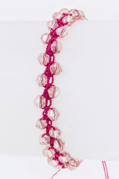 LA JEWELRY PLAZA, Beads Drawstring Bracelet, 46-OB5186-AC332