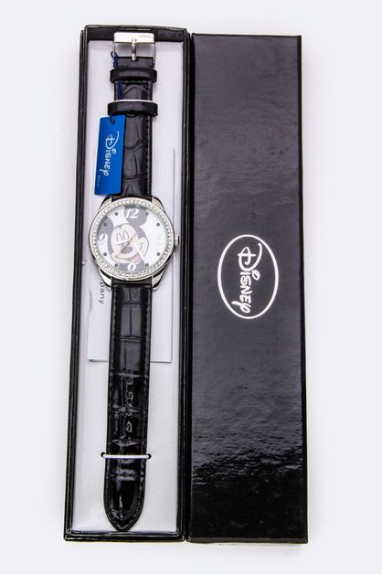 LA JEWELRY PLAZA, Crystal Bezel MICKEY MOUSE Watch, 08-MCK919-MD060