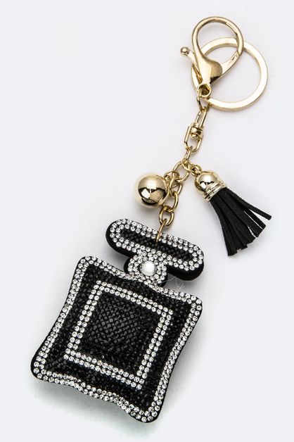 LA JEWELRY PLAZA, Soft Crystal Perfume Bottle Key Char, 99-KC380X01