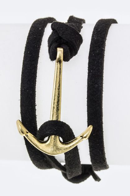 LA JEWELRY PLAZA, Anchor Hook Wrap Around Bracelet, 71-B7104-BH007