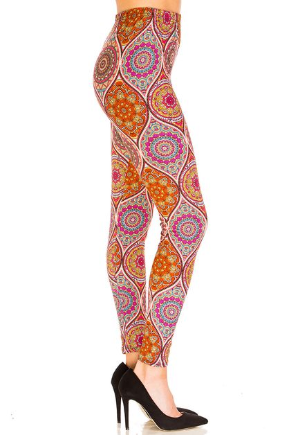 ARTINI ACCESSORIES, Floral Geometric Printed Leggings, F490
