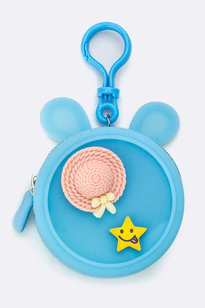 LA JEWELRY PLAZA, Mini Bear Jelly Pouch Key Charm, 84-RS0102-ML004
