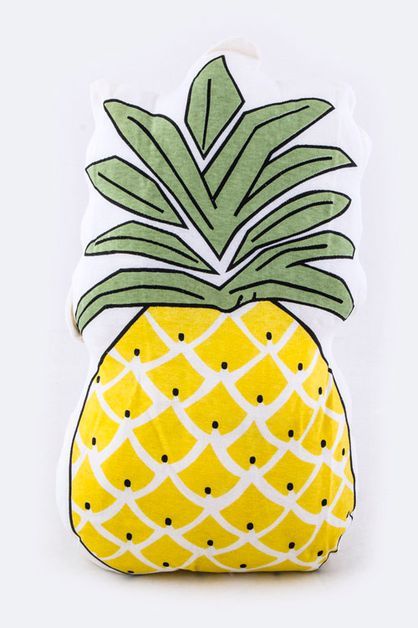 ARTINI ACCESSORIES, Pineapple Printed Large Cushion, 128-EMM1039PI-BQ3