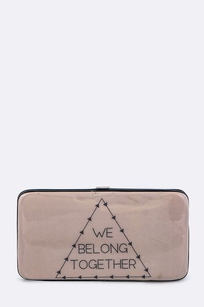 LA JEWELRY PLAZA, We Belong Together Vinyl Wallet, 99-WT390X003-MK018