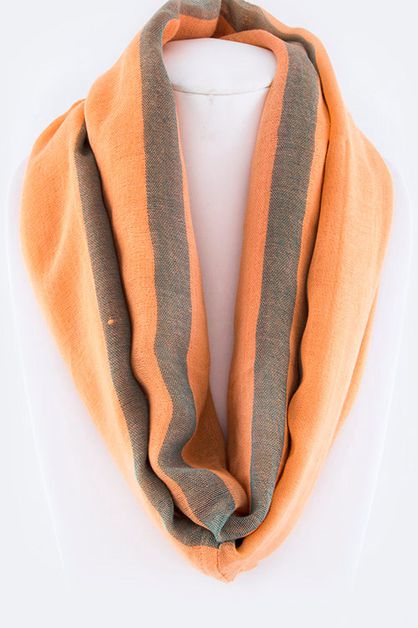 ARTINI ACCESSORIES, Multi Color Stripe Large Scarf, 110-LOF4052-MA007
