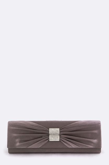LA JEWELRY PLAZA, Crystal Bow Evening Clutch, 125-5321-MB046