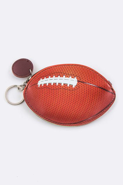 LA JEWELRY PLAZA, Football Coin Purse, 128-ESA7040-ML012