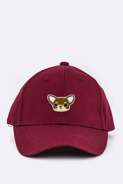 LA JEWELRY PLAZA, Kid Size Puppy Embroidery Cap, 128-EMC6457-ME032