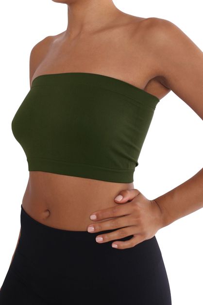 ITZON, Tube Top, B01_OLIVE
