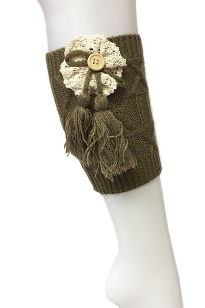 DS WHOLESALE, leg warmers lace, 1308