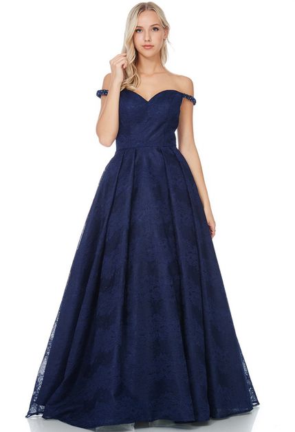 AG STUDIO, Off Shoulder Evening Dress, GP37018