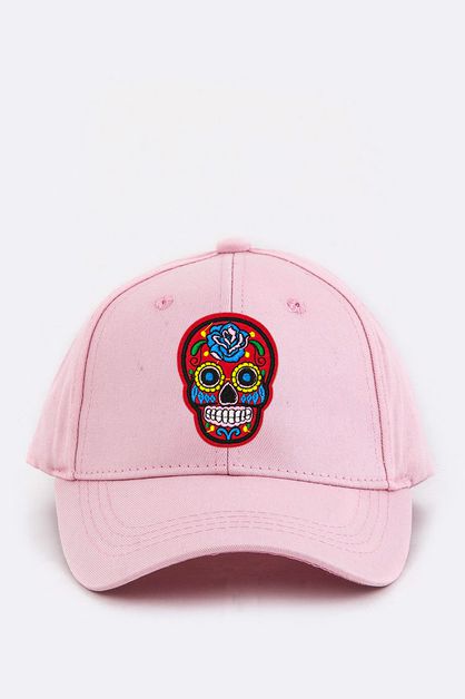 ARTINI ACCESSORIES, Kid Size Skull Embroidery Cap, 128-EMC6462