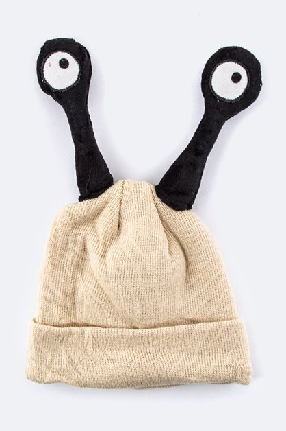 LA JEWELRY PLAZA, Kids Size Popping Eyes Beanie, 128-EMC6418-MR-M