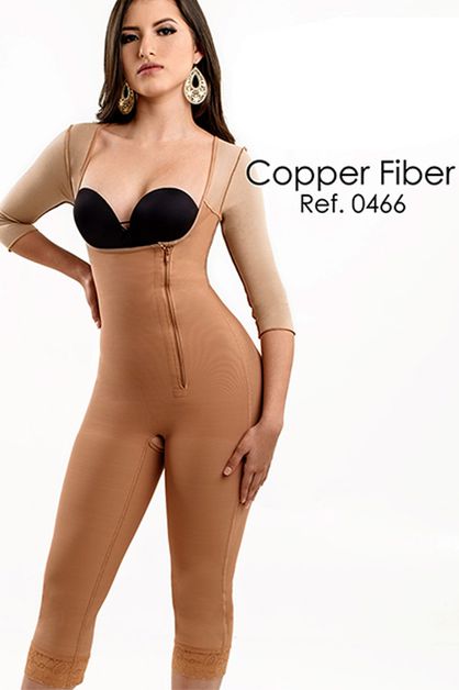 DONNA DI CAPRI, Full Body Long Sleeve Body Shaper, WF-0466