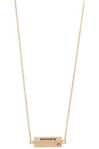 ANDREA BIJOUX,  BIRTHSTONE ACCENT PENDANT NECKLACE , C06-03-1-158563