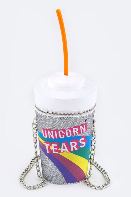 ARTINI ACCESSORIES, Unicorn Tears Jumbo Drink Cup Bag, 128-EMB8666-BP48