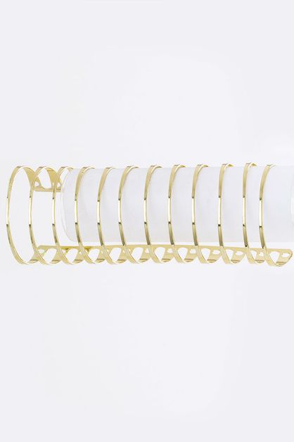 LA JEWELRY PLAZA, Iconic Cutout Arm Cuff, 05-KB7021-MB075A