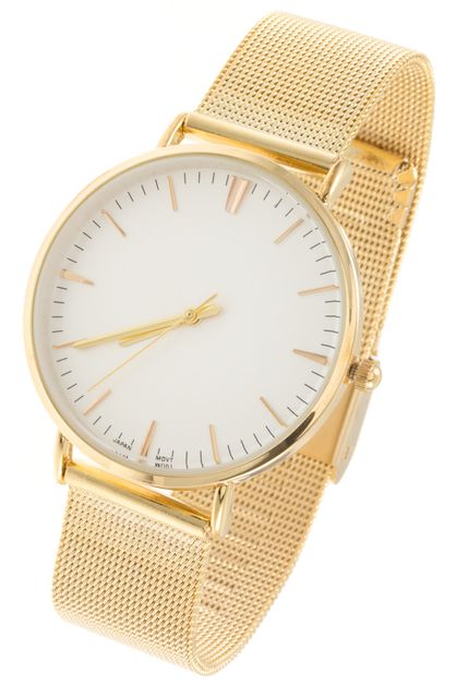 ANDREA BIJOUX, ELEGANT MESH CHAIN ACCENT WATCH, C02-039-158851