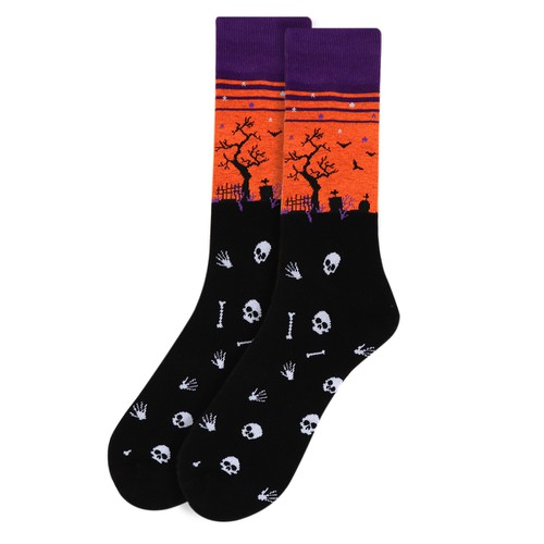 SELINI NY, Men Halloween Novelty Socks, NVS19517-BK
