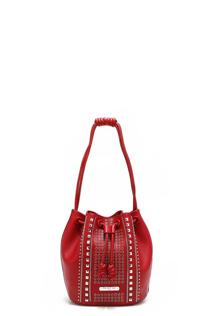 NICOLE LEE USA, STUDDED BUCKET BAG, P16219