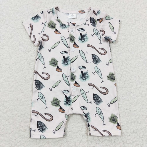 Yawoo Garments, toddler girl fish romper, SR0259