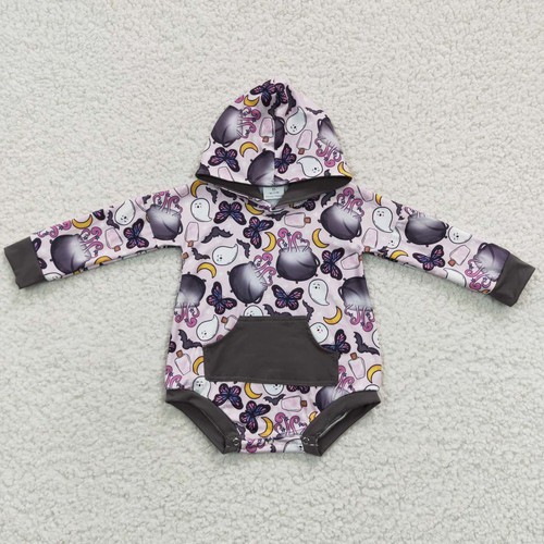 Yawoo Garments, Halloween hoodie girl romper, LR0274