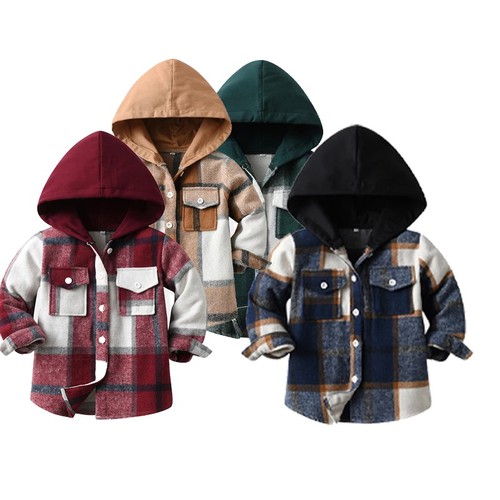 Mehers - The Label, Kids hooded flannels, Os2784994