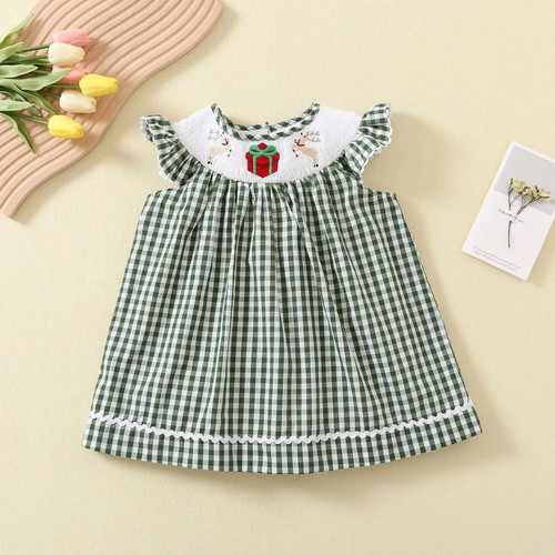 Mehers - The Label, Girls smocked cotton dress, Oe82998e