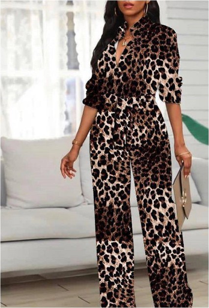 YUKA FASHION, WOMEN LONG SLEEVE JUMPSUIT, 4187Q744