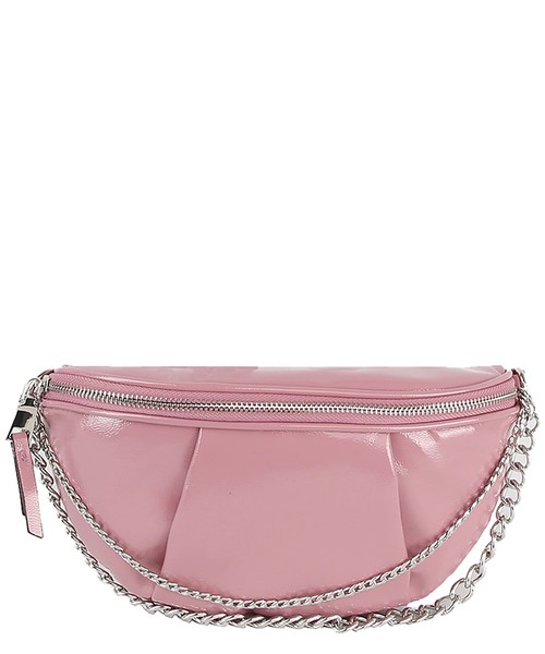 Princess Purse, Glossy Faux Leather Fanny Pack Crossbody Bag, CHU014-1