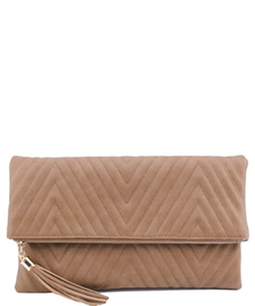 Princess Purse, Chevron Quilted Bifold Crossbody Clutch, LP048QA-3