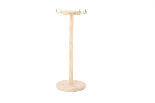NIMA Accessories Inc, Wooden Rotating Necklace Jewelry Display, DR0451