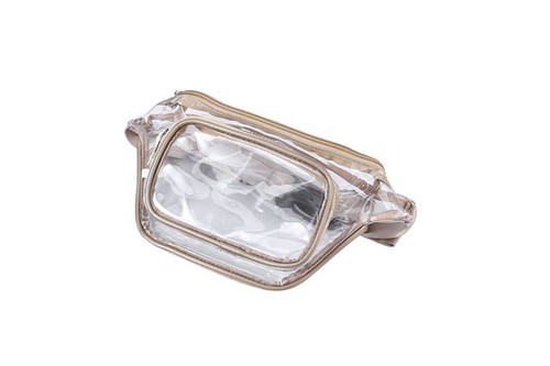 NIMA Accessories Inc, Clear See Thru Fanny Pack Waist Bag, BT0192G