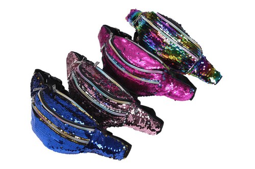 NIMA Accessories Inc, Sequined  Half Moon Fanny Pack, BT0188MUL