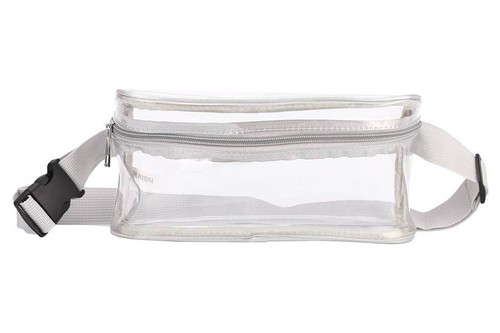 NIMA Accessories Inc, Ladies Clear See Thru Rectangle Fanny Pack, BT0194S