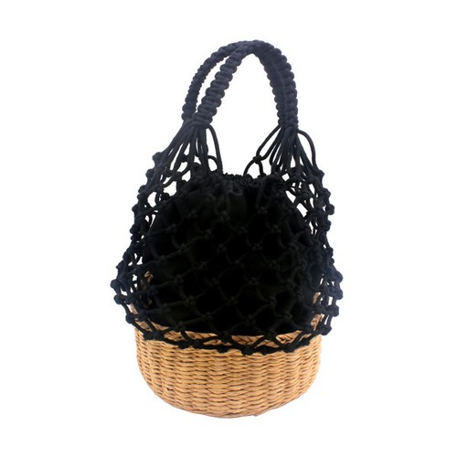 BellaChic, Knitted Bucket Beach Bag, BA300049