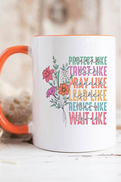 CALI BOUTIQUE, Mom Gifts Protect Like Rahab Trust Like Ruth Coffee Mug Cup, 980224c