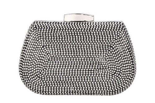 NIMA Accessories Inc, Ladies Rhinestone Crystal Clutch Evening Bag, HBG104402B