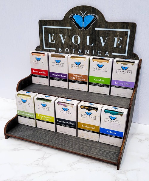 Evolve Botanica, Soap or Product Display - Mini Shelf (Empty), EV-KIT-SME