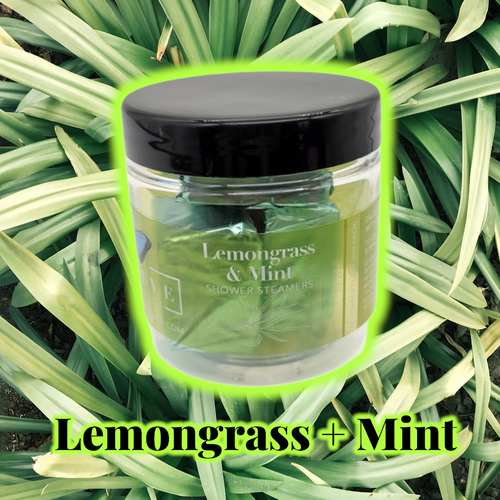 Evolve Botanica, Shower Steamers - Lemongrass Mint (3 per jar), EV-STMLmnGrssm
