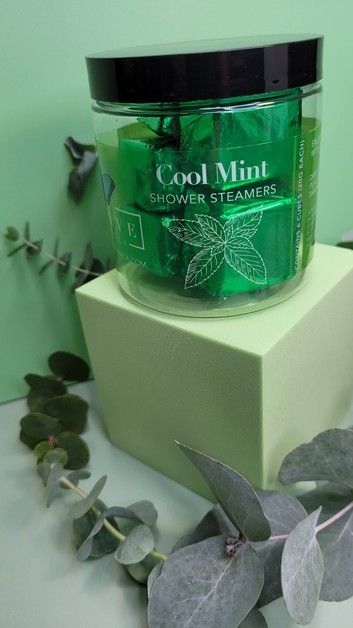 Evolve Botanica, Shower Steamers - Cool Mint (6 per Jar), EV-STMMint