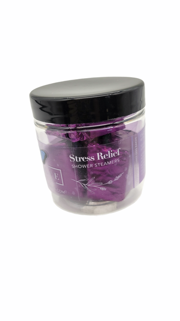 Evolve Botanica, Shower Steamers - Stress Relief (Lavender Mint) (3perJar), EV-STMStrsssm