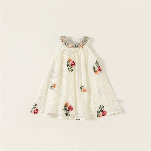 Loprit, Halter Neck Floral Print Dress for Girls, ZT-6121398