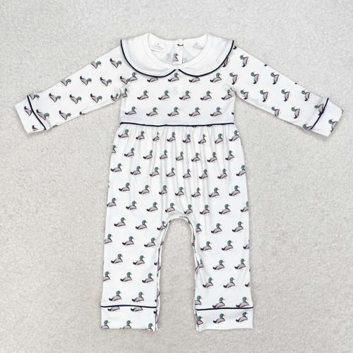 Yawoo Garments, Long sleeves duck baby kids romper, LR0943